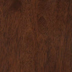 Table d'appoint de 24 po de hauteur, couleur marron, dessus de table ovale en MDF (panneau de fibres à densité moyenne) - 1 pièce