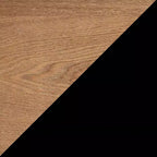 Table d'appoint rectangulaire en bois brun, hauteur 25,25 po - 1 pièce