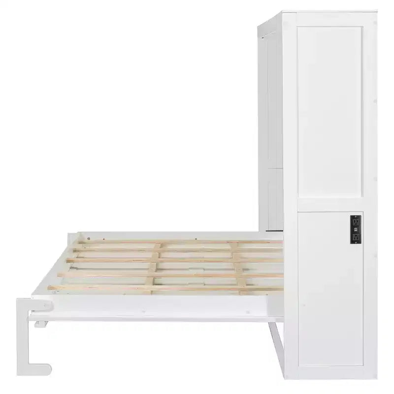 Lit escamotable avec prise intégrée et ports USB