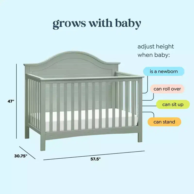 Lit de bébé convertible 4-en-1 Nolan