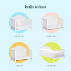 Lit de bébé convertible 4-en-1 Nolan