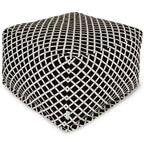 Pouf Ottoman Bambou Brûlé