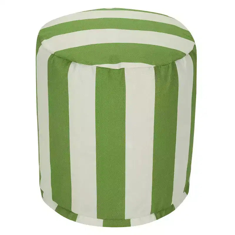 Pouf à rayures verticales