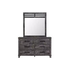 Miroir blanc aux lignes épurées et modernes, l'accent élégant d'une chambre pour un look frais et lumineux