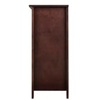 Commode à 6 tiroirs pour chambre, commode marron rustique avec 4 pieds en bois robustes, commode marron foncé pour salon, couloir, entrée