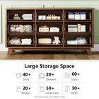 Commode 9 tiroirs de 57 po.