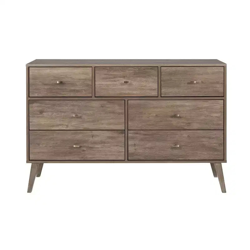 7 Drawer  Mid-Century Modern Dresser